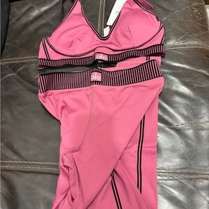 ALO Yoga Pink Pants & Jumpsuit Set